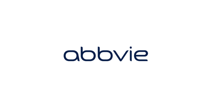 Logo van Abbvie, een klant van Hubert De Backer nv.