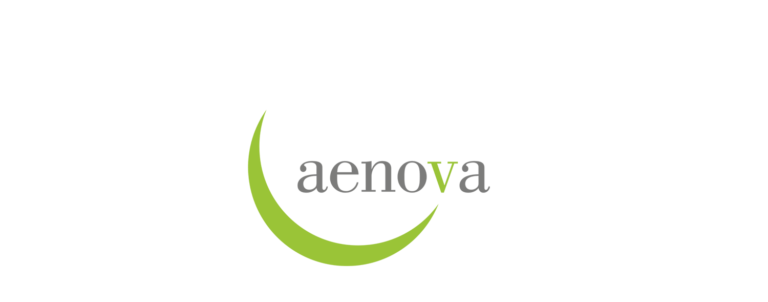 Logo van Aenova, een klant van Hubert De Backer nv.