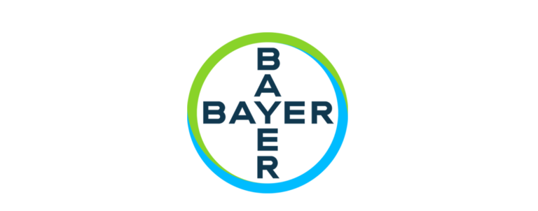 Logo van Bayer, een klant van Hubert De Backer nv.