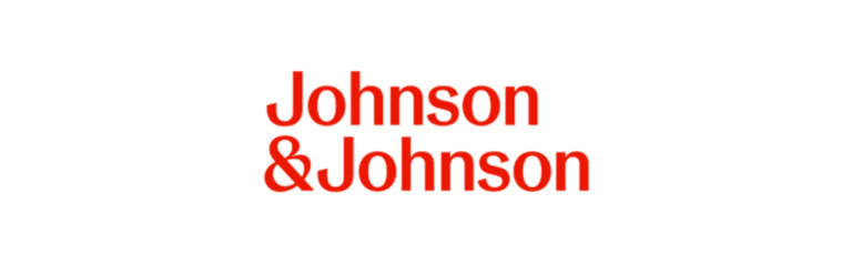 Logo van Johnson & Johnson, een klant van Hubert De Backer nv.